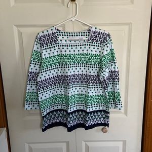 Alfred Dunner Long Sleeved Tee